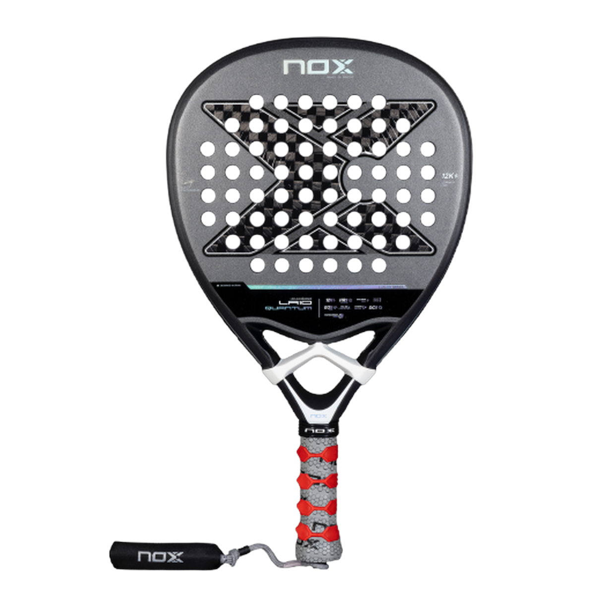 NOX LA10 Quantum 12K By Leo 2025 Padel Racket - Leandro Augsburger