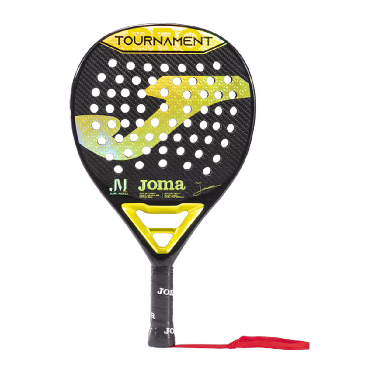 Joma Tournament Juani Mieres Black Yellow Padel Racket