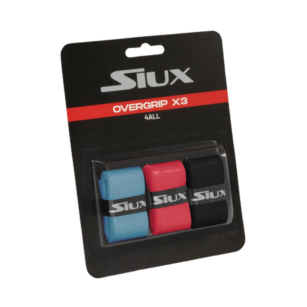 BLISTER 3PCS. OVERGRIP Siux FOR ALL MULTICOLOR - Image 1