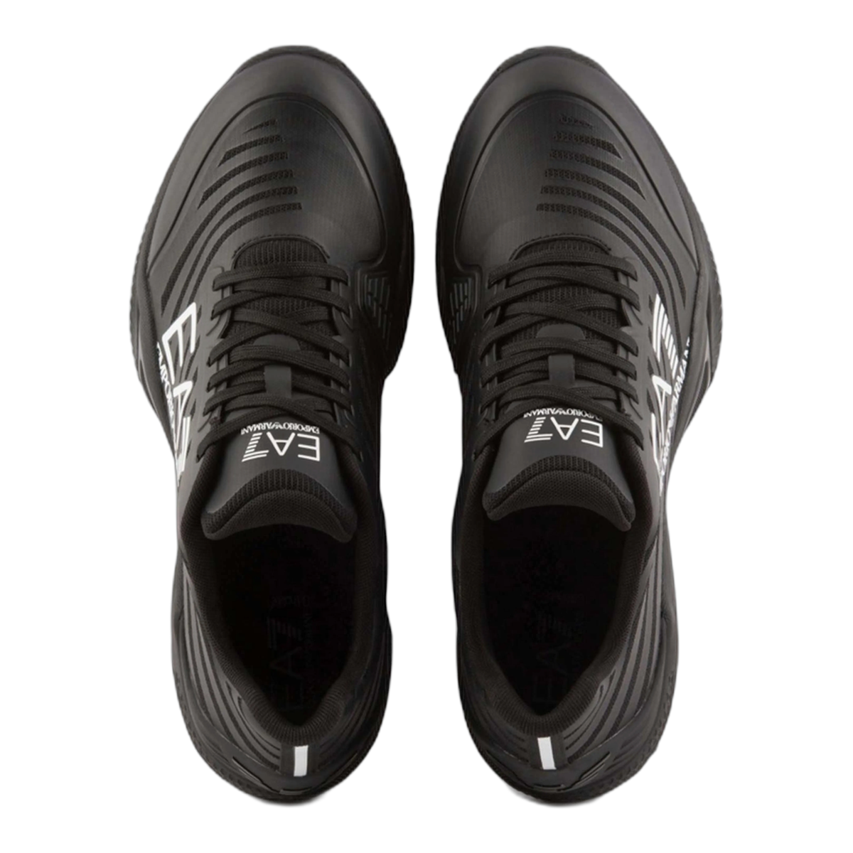 EA7 Emporio Armani Tech Clay Black Padel Shoes - Image 4