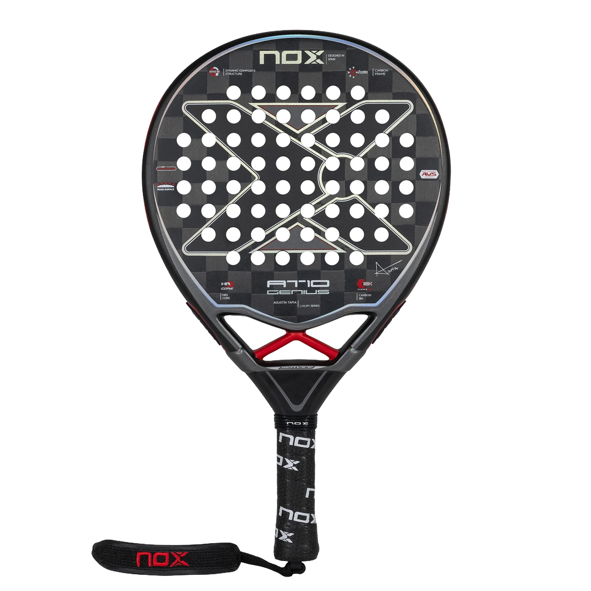 Nox AT10 Luxury Genius 18K Padel Racket – Agustin Tapia 2023