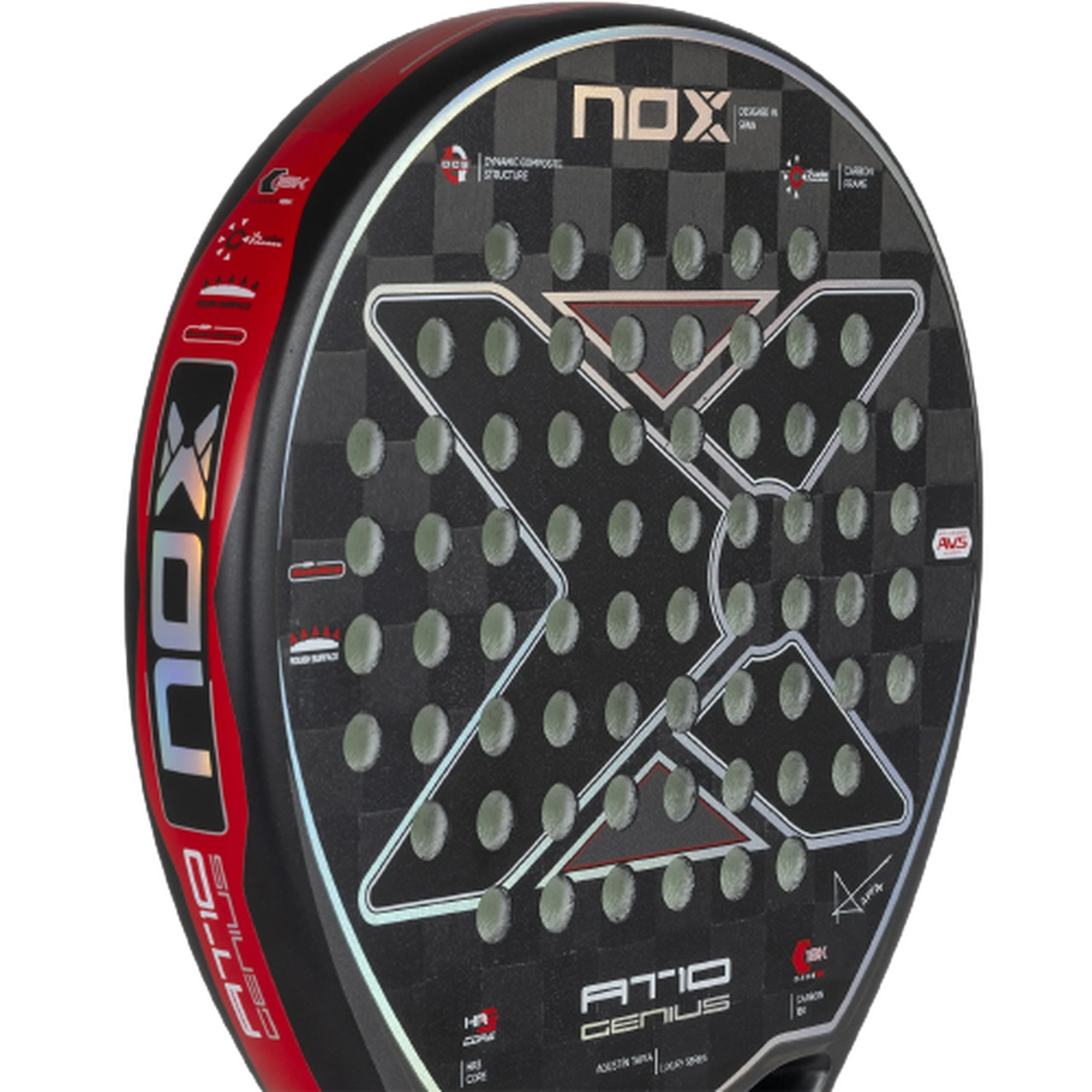Nox AT10 Luxury Genius 18K Padel Racket – Agustin Tapia 2023
