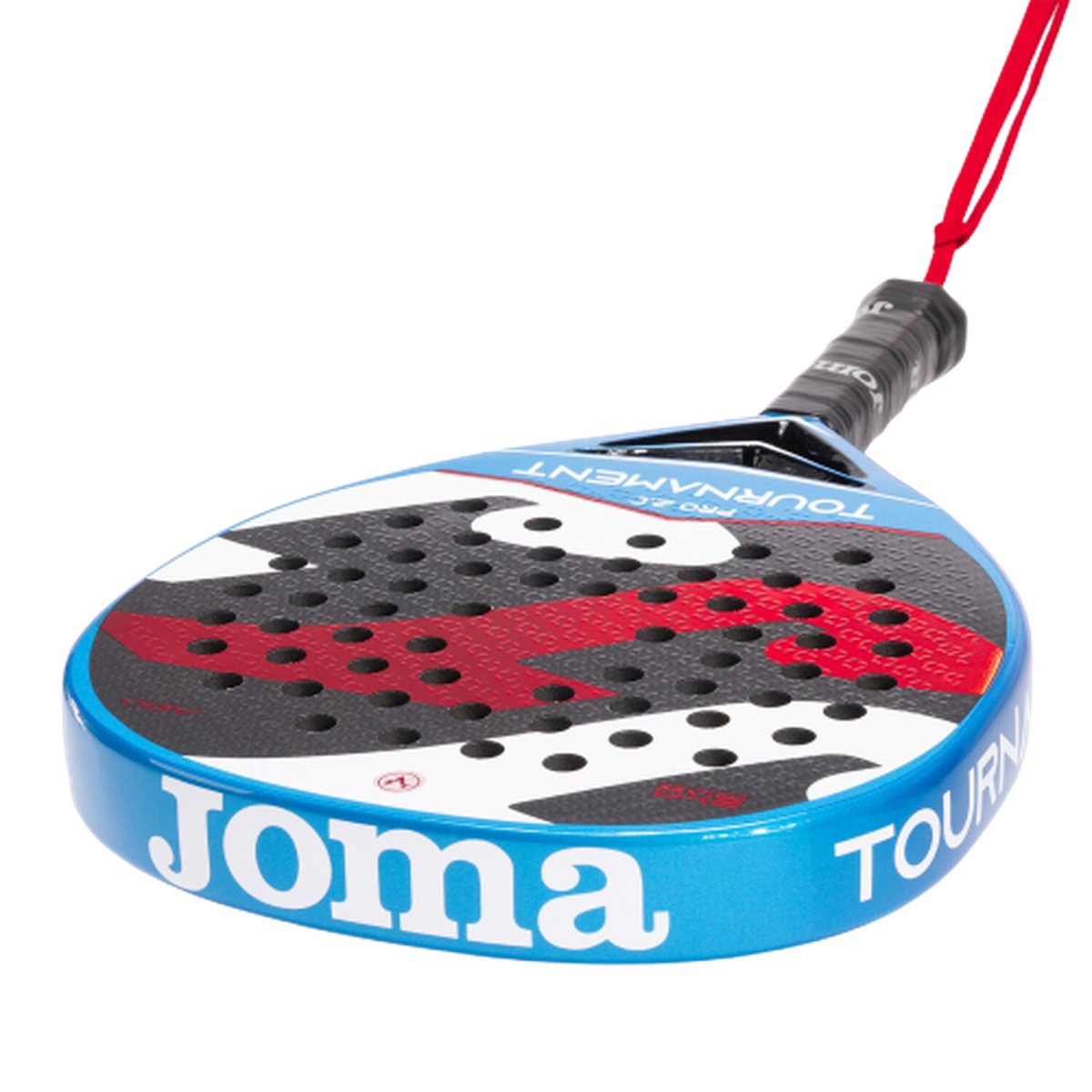Padel racket Tournament Pro navy blue red - ONE SIZE - Navy blue Red view 12
