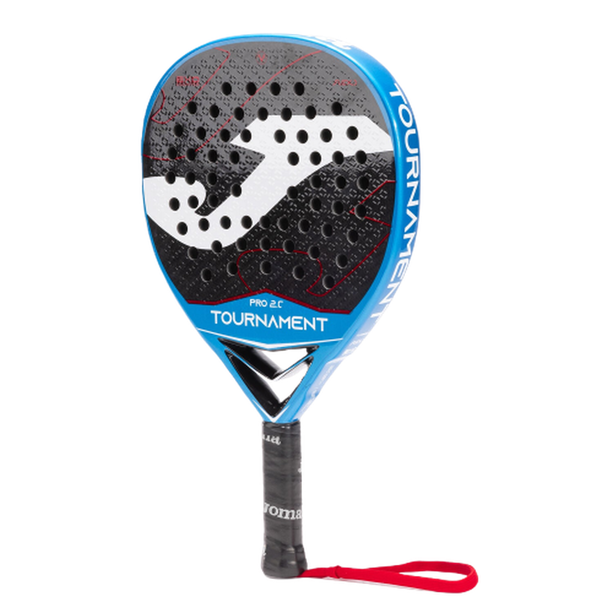 Padel racket Tournament Pro navy blue red - ONE SIZE - Navy blue Red view 5