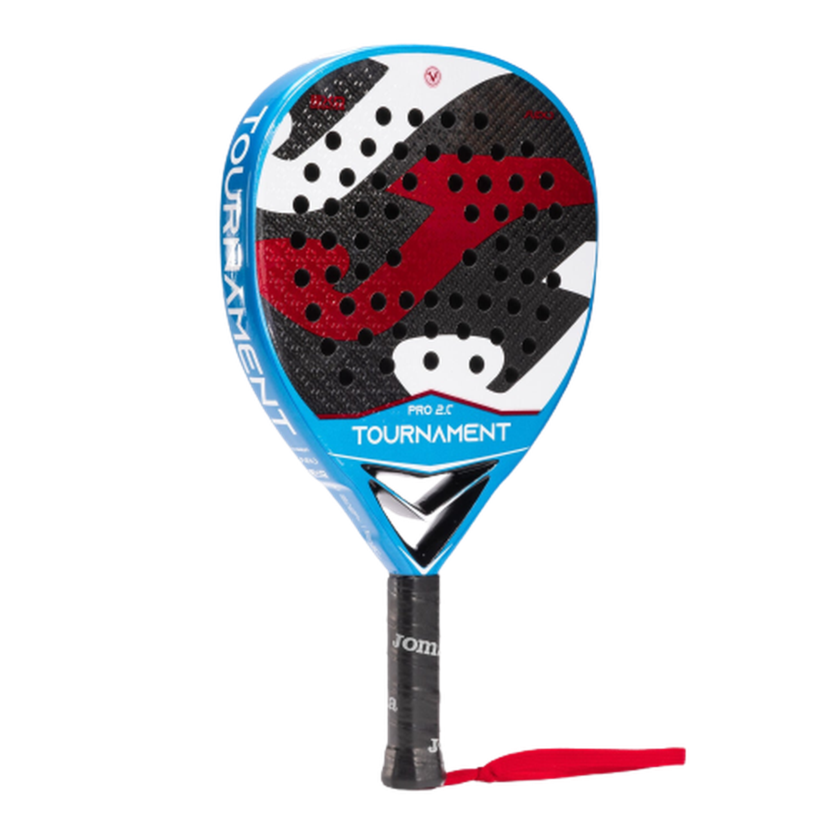 Padel racket Tournament Pro navy blue red - ONE SIZE - Navy blue Red view 7