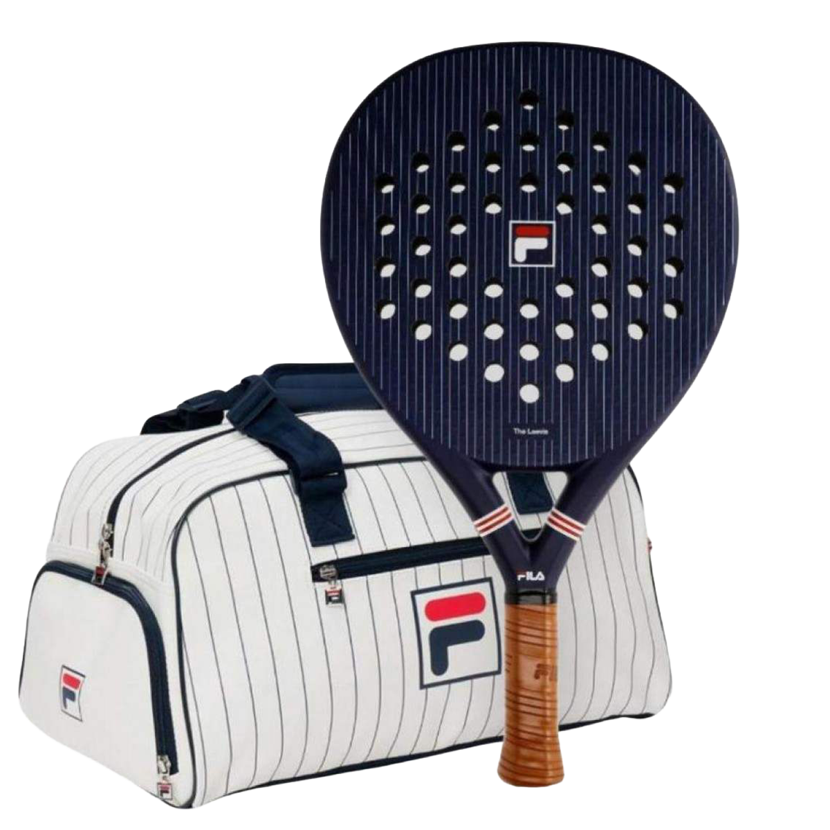 Fila The Leavis Blue Padel Racket & Bag Pack