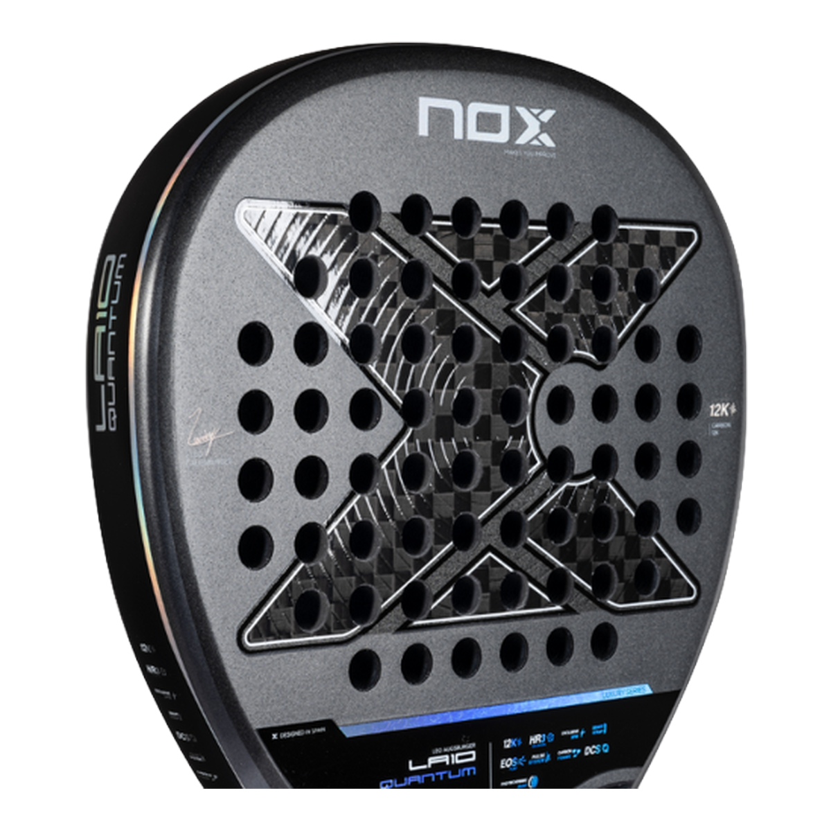 NOX LA10 Quantum 12K By Leo 2025 Padel Racket - Leandro Augsburger