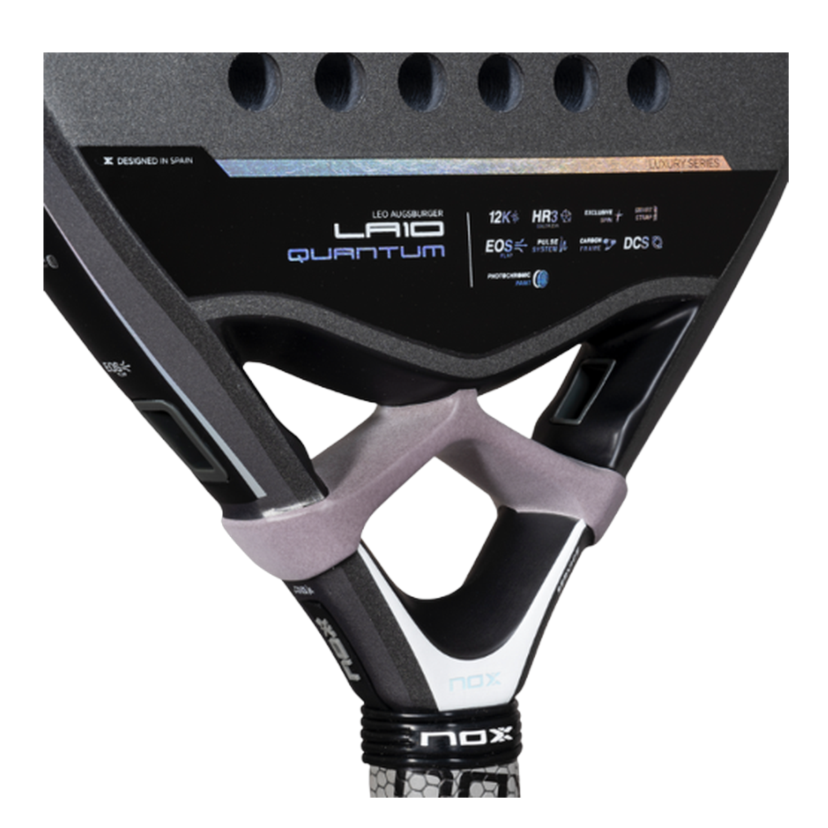 NOX LA10 Quantum 12K By Leo 2025 Padel Racket - Leandro Augsburger