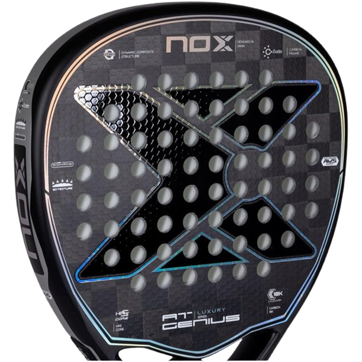 Nox AT10 Genius Attack 18K Limited Edition Padel Racket – Agustin Tapia
