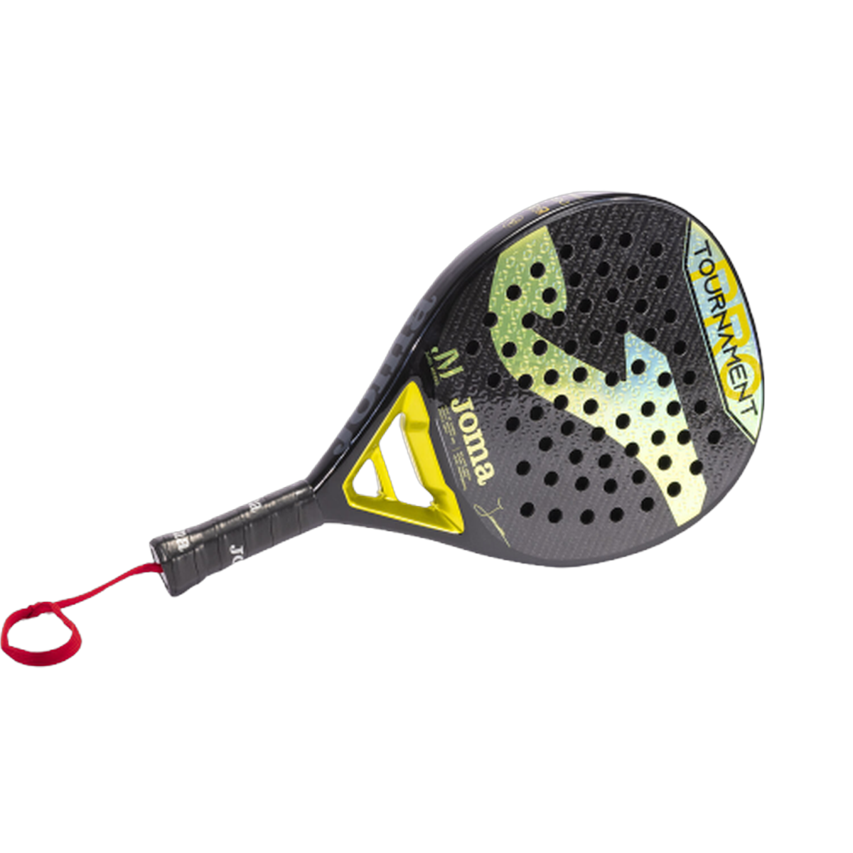 Joma Tournament Juani Mieres Black Yellow Padel Racket