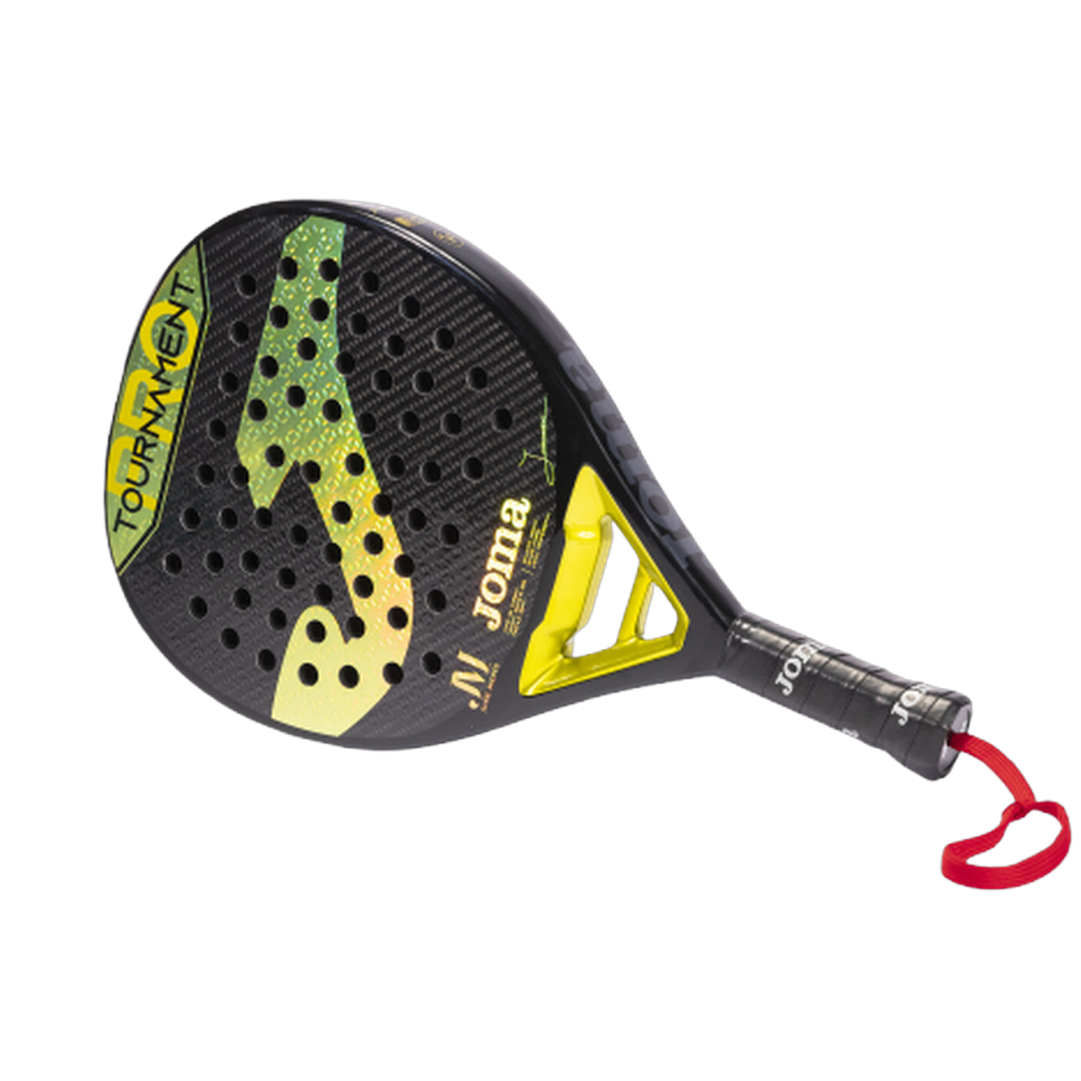 Joma Tournament Juani Mieres Black Yellow Padel Racket