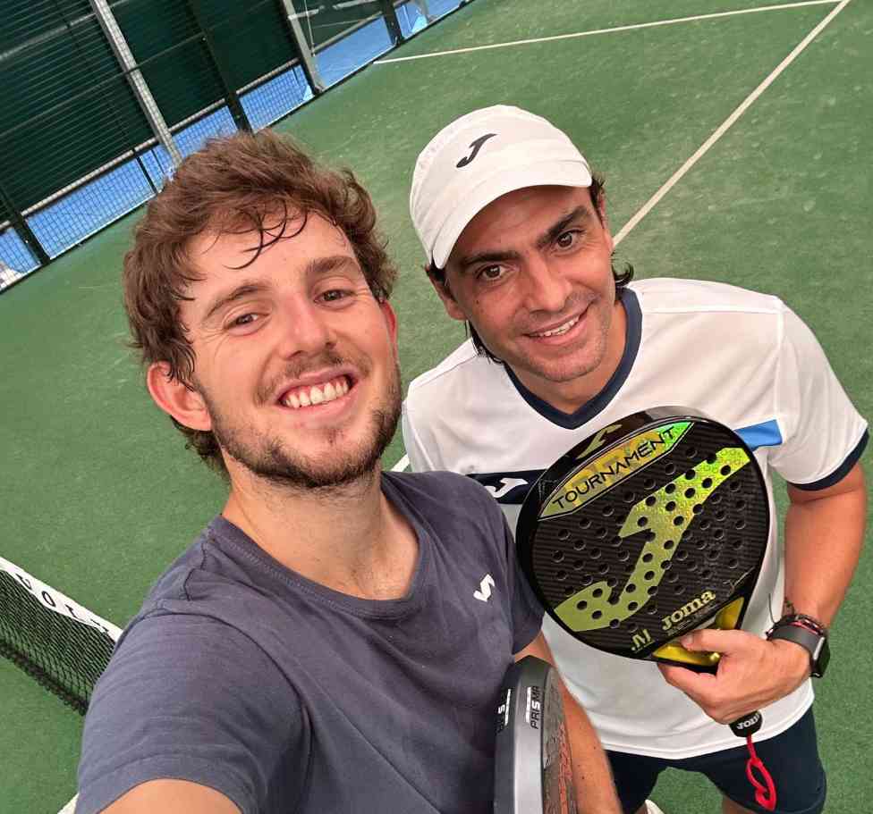 Joma Tournament Juani Mieres Black Yellow Padel Racket