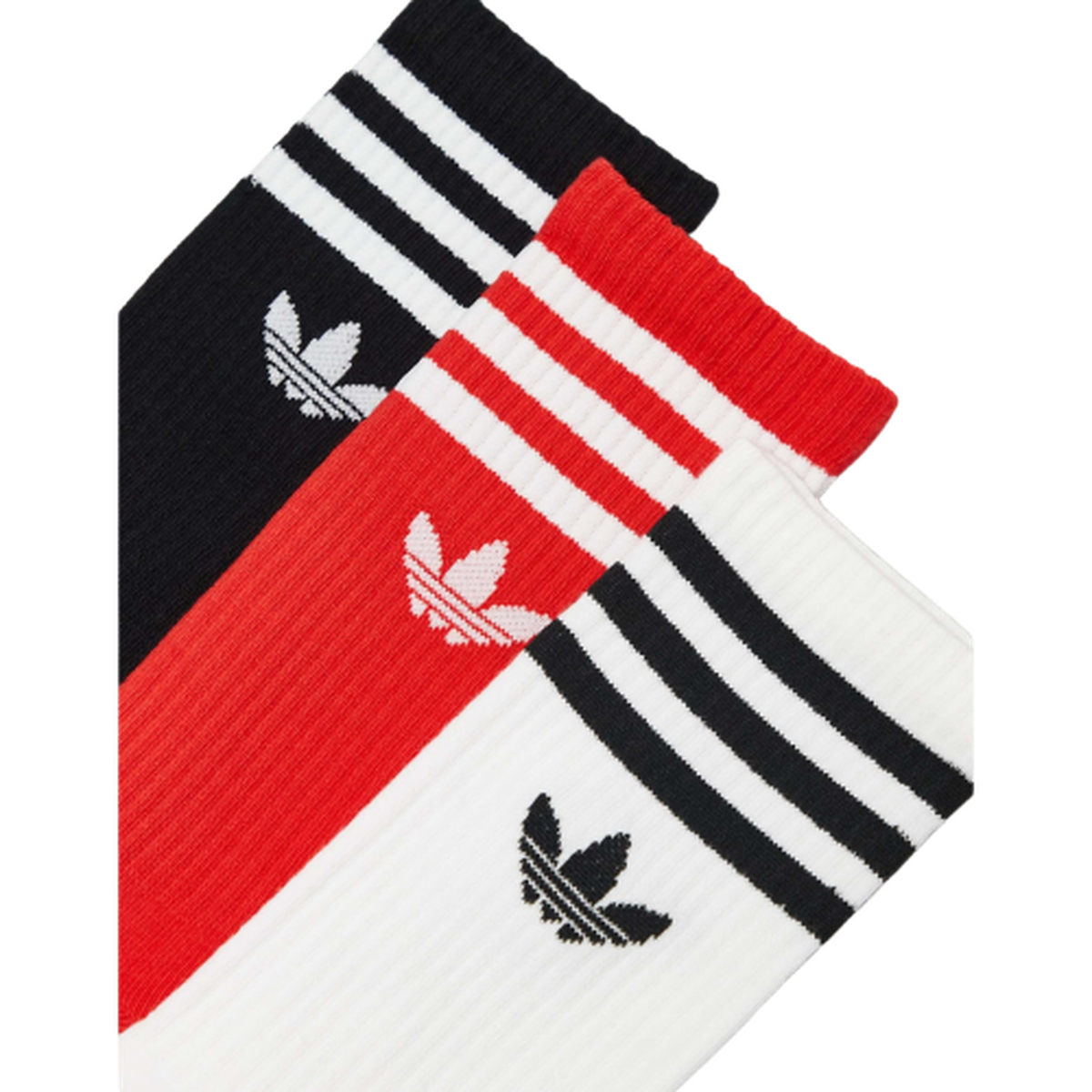 Adidas 100 Thieves Pack 3 Padel Socks - White Red Black - Image 4