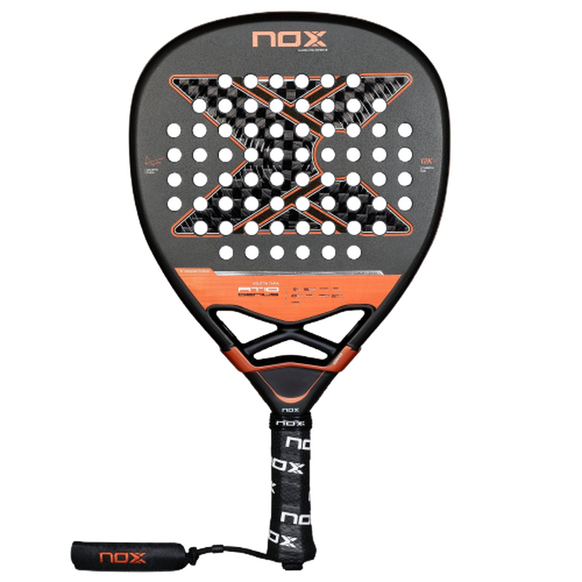 Nox AT10 Luxury Genius Attack 12K Padel Racket – Agustin Tapia