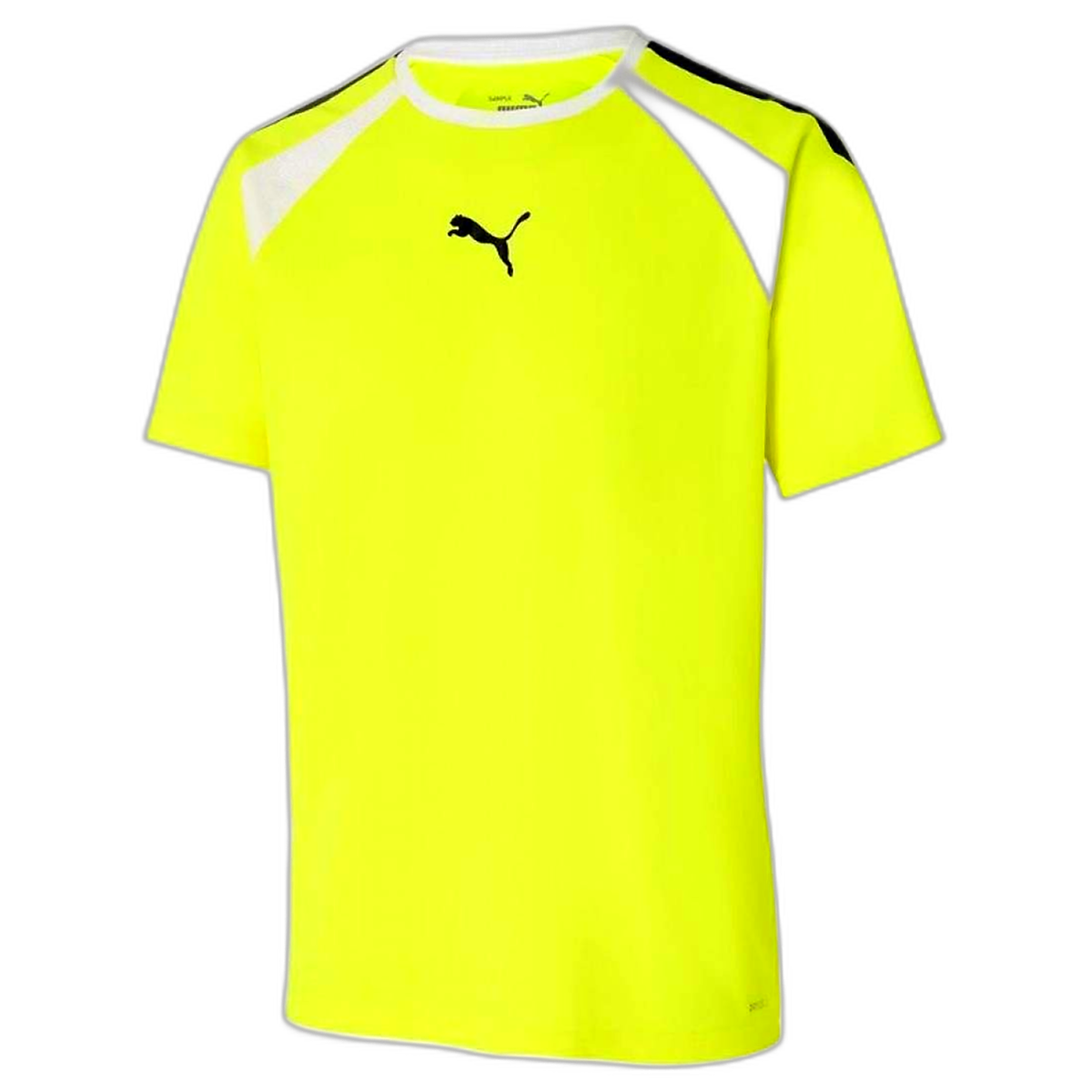 Puma TeamLiga Yellow Fluor T-shirt - Image 2