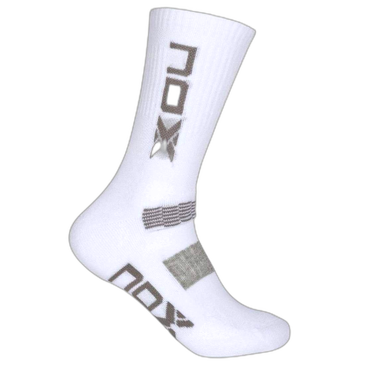 Nox Pro Padel Socks - Grey White - Image 1