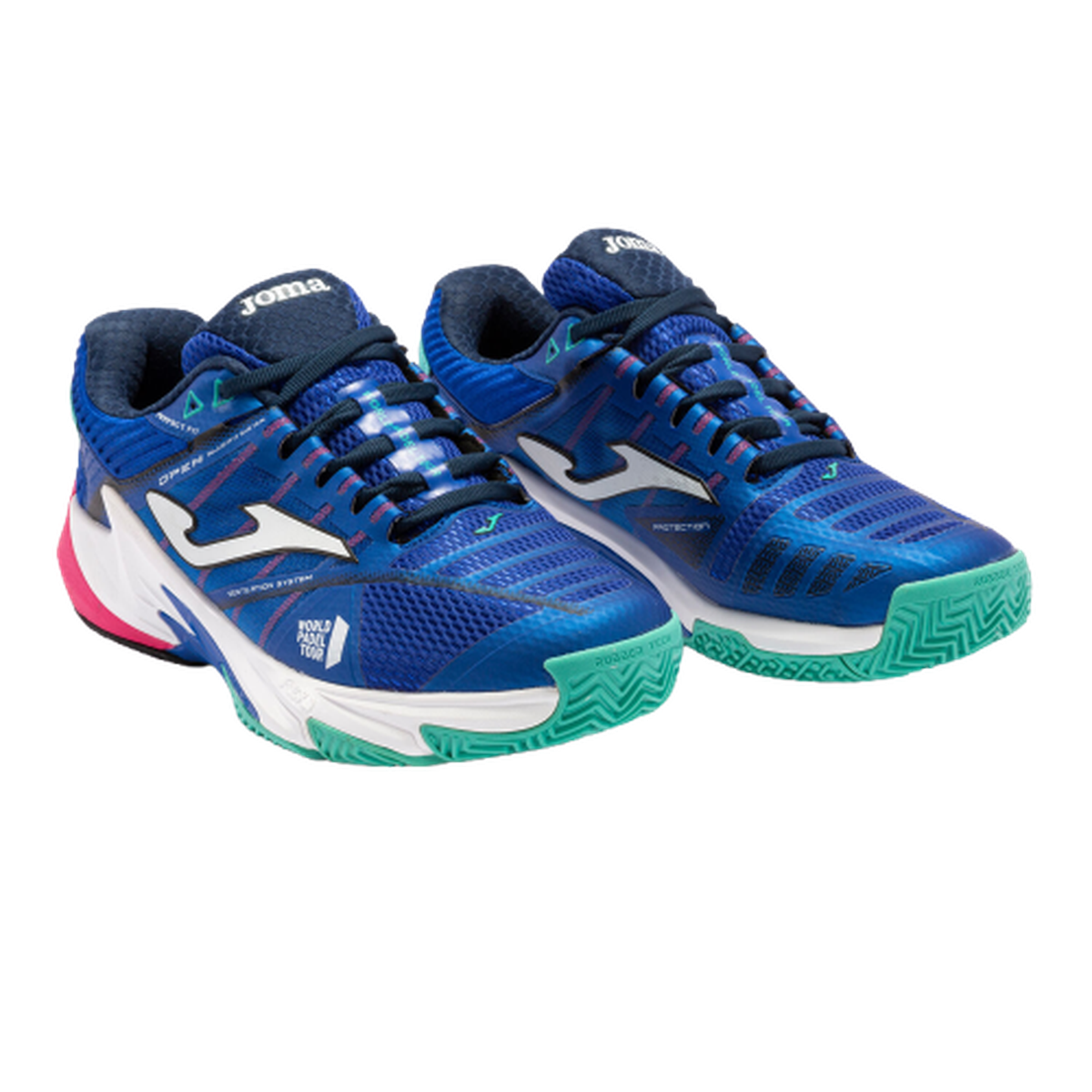 Joma Open 22 Clay Man Blue Turquoise Padel Shoes - Image 2