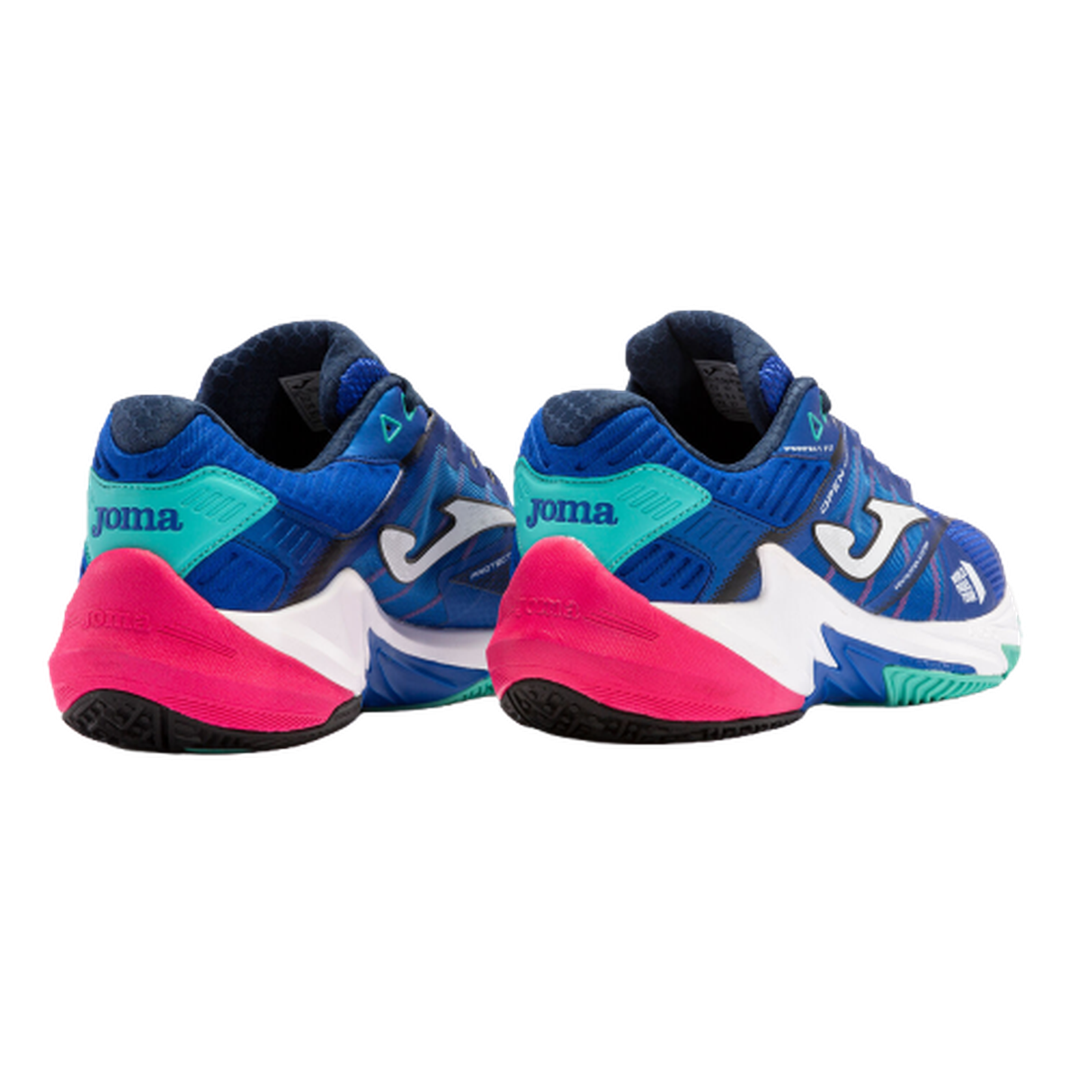 Joma Open 22 Clay Man Blue Turquoise Padel Shoes - Image 3