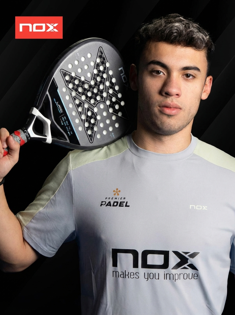 NOX LA10 Quantum 12K By Leo 2025 Padel Racket - Leandro Augsburger